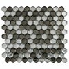 Andova Tiles SAMPLE Arti 1 x 1 Glass Honeycomb Mosaic Tile SAM-ANDART265